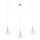 Argon 1354 - LED Lestenec na vrvici TULUZA 3xLED/5W/230V