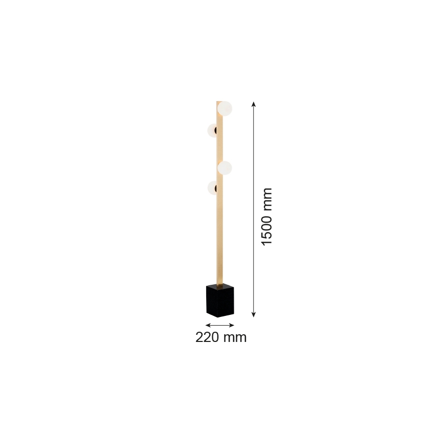 Argon 1738 - Talna svetilka FREEMONT 4xG9/5W/230V