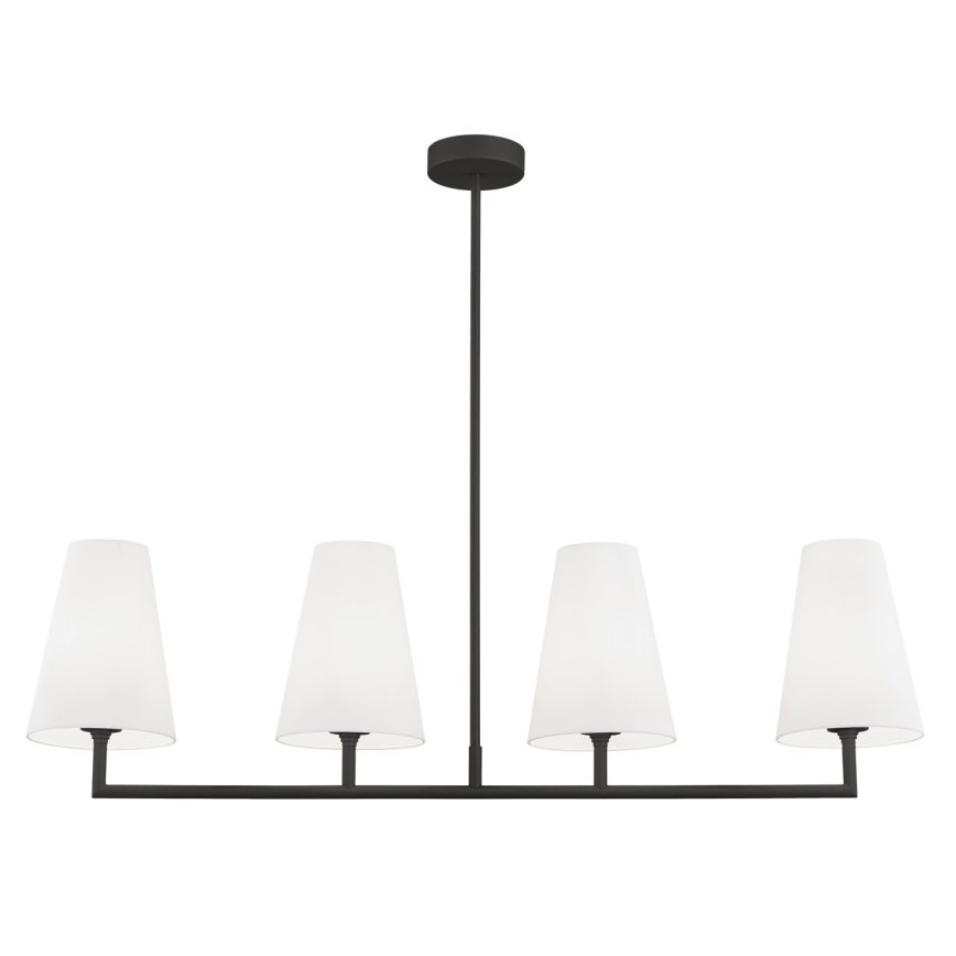 Argon 1831 - Lestenec na drogu SAFIANO 4xE27/15W/230V črna