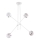 Argon 1841 - Lestenec na drogu ABSOS 4xE14/7W/230V alabaster bela