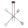 Argon 1842 - Lestenec na drogu ABSOS 4xE14/7W/230V alabaster rjava