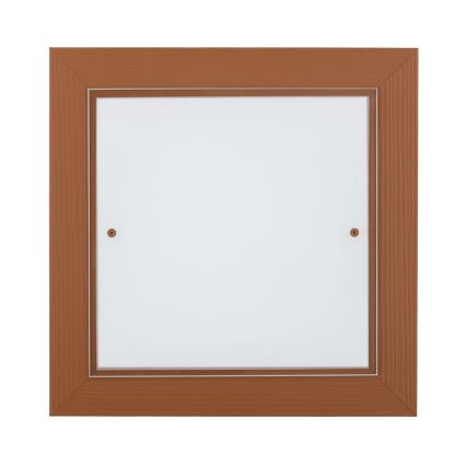 Argon 1872 - Stropna svetilka TABOR 4xE27/15W/230V 52x52 cm terakotna