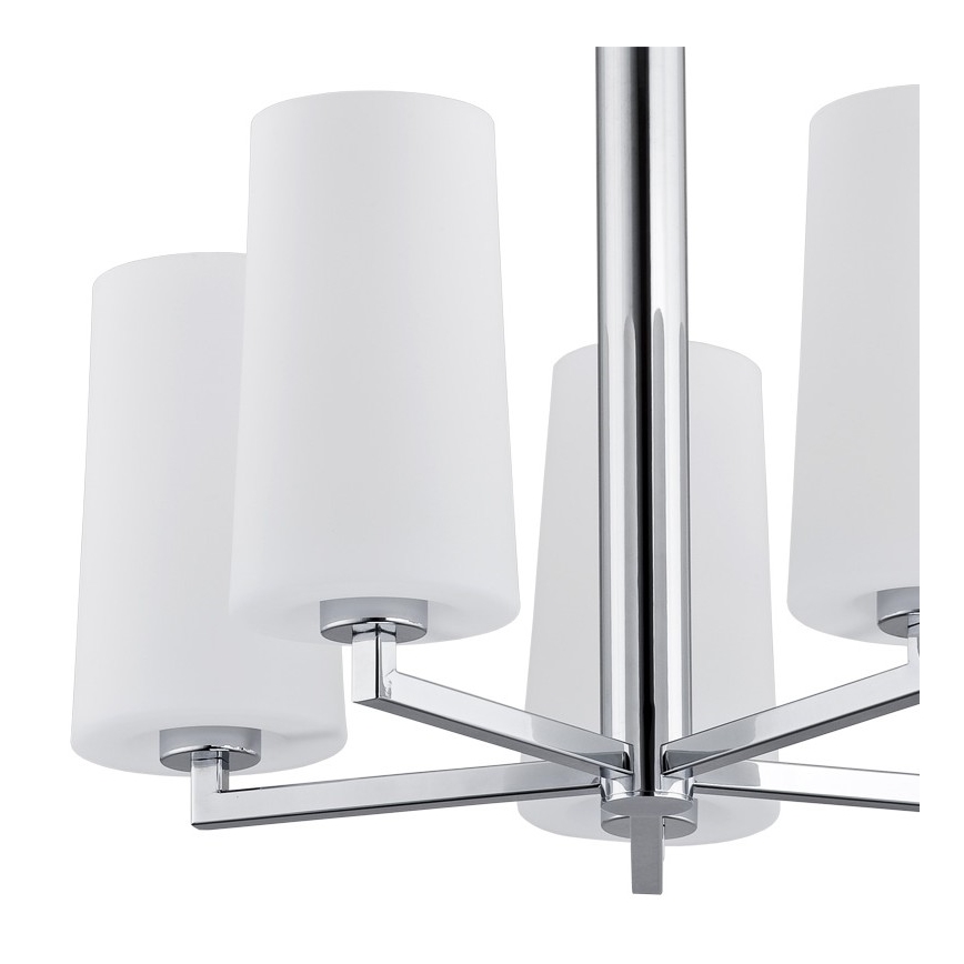 Argon 2053 - Lestenec na drogu CAMELOT 5xE27/15W/230V sijajni krom