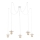 Argon 2077 - Lestenec na vrvici CORSO 5xE27/15W/230V spider bela