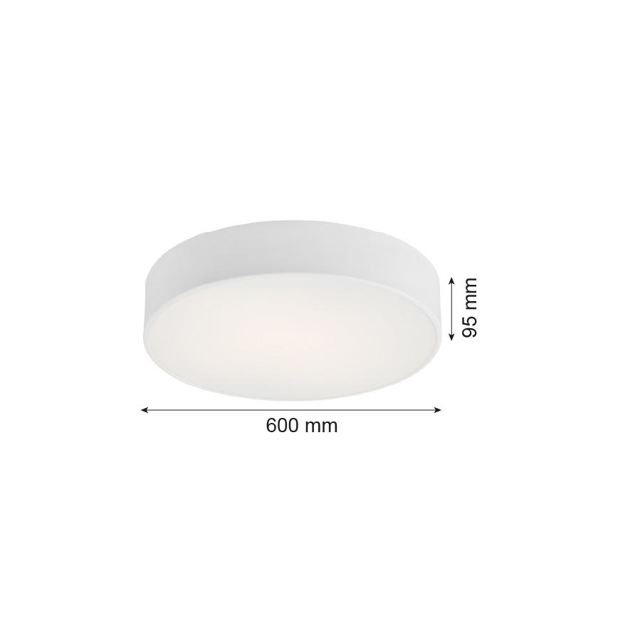 Argon 2082 - Stropna svetilka DARLING 5xE27/15W/230V pr. 60 cm bela