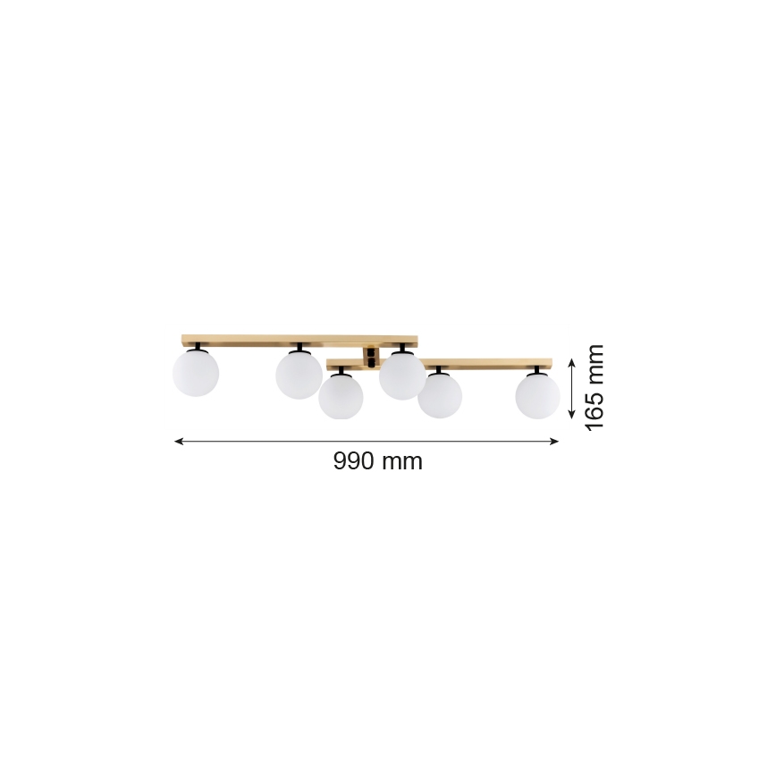 Argon 2544 - Lestenec FREEMONT 6xE14/7W/230V