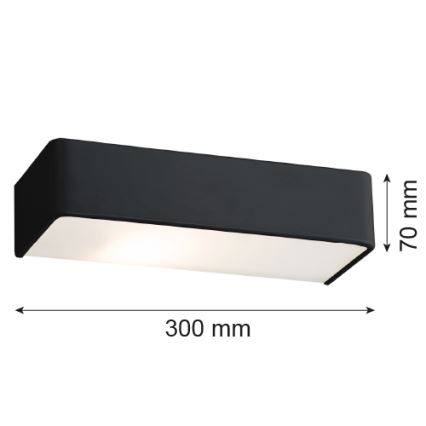 Argon 3075 - Stenska svetilka RODAN 1xE27/15W/230V