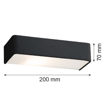 Argon 3079 - Stenska svetilka RODAN 1xE27/15W/230V