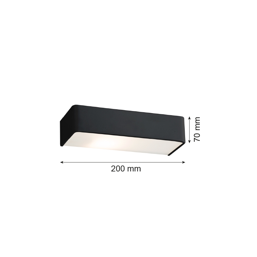 Argon 3079 - Stenska svetilka RODAN 1xE27/15W/230V