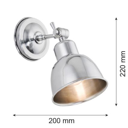 Argon 3172 - Stenska svetilka EUFRAT 1xE27/60W/230V