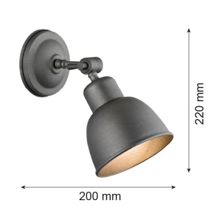 Argon 3183 - Stenska svetilka EUFRAT 1xE27/60W/230V