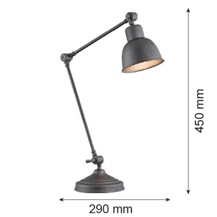 Argon 3195 - Namizna svetilka EUFRAT 1xE27/15W/230V