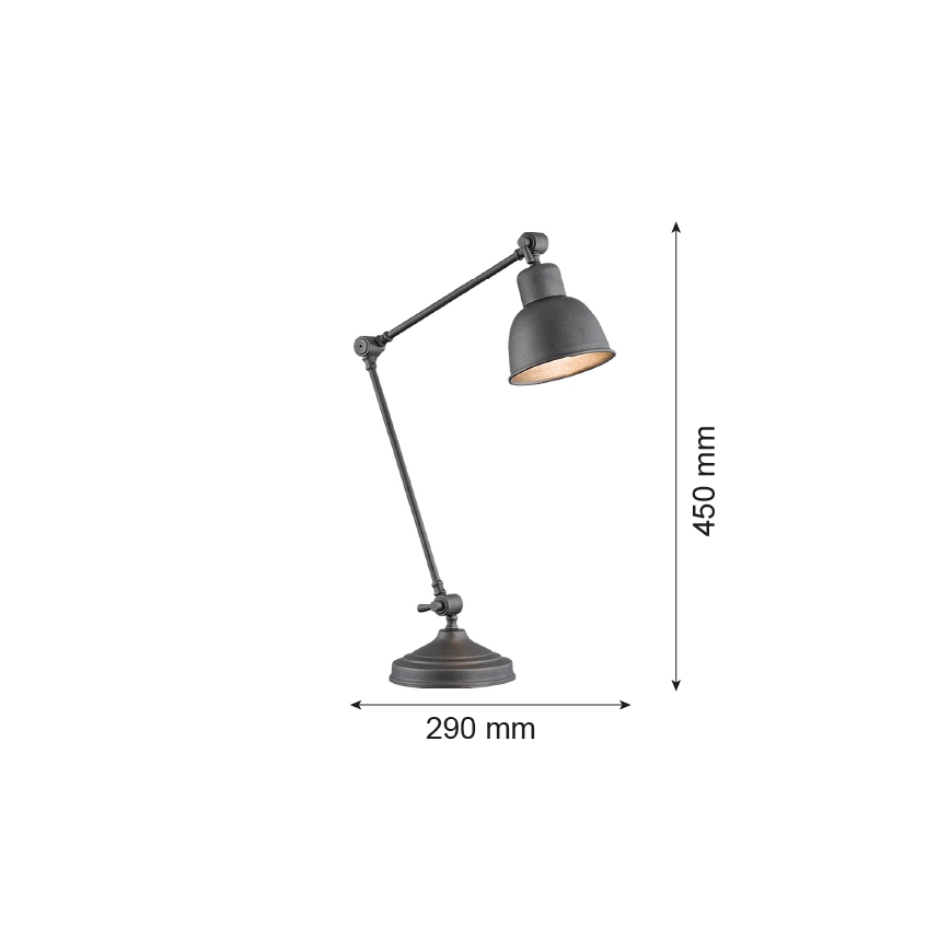 Argon 3195 - Namizna svetilka EUFRAT 1xE27/15W/230V
