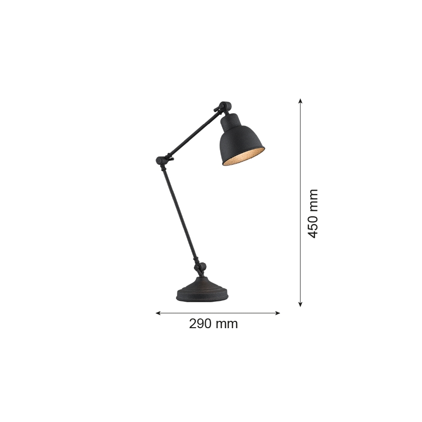 Argon 3197 - Namizna svetilka EUFRAT 1xE27/15W/230V