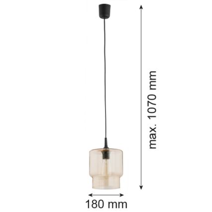 Argon 3273 - Lestenec na vrvici NEWA 1xE27/15W/230V bež