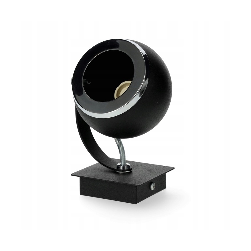 Argon 3638 - Stenski reflektor KOS 1xGU10/5W/230V črna/sijajni krom