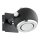 Argon 3638 - Stenski reflektor KOS 1xGU10/5W/230V črna/sijajni krom