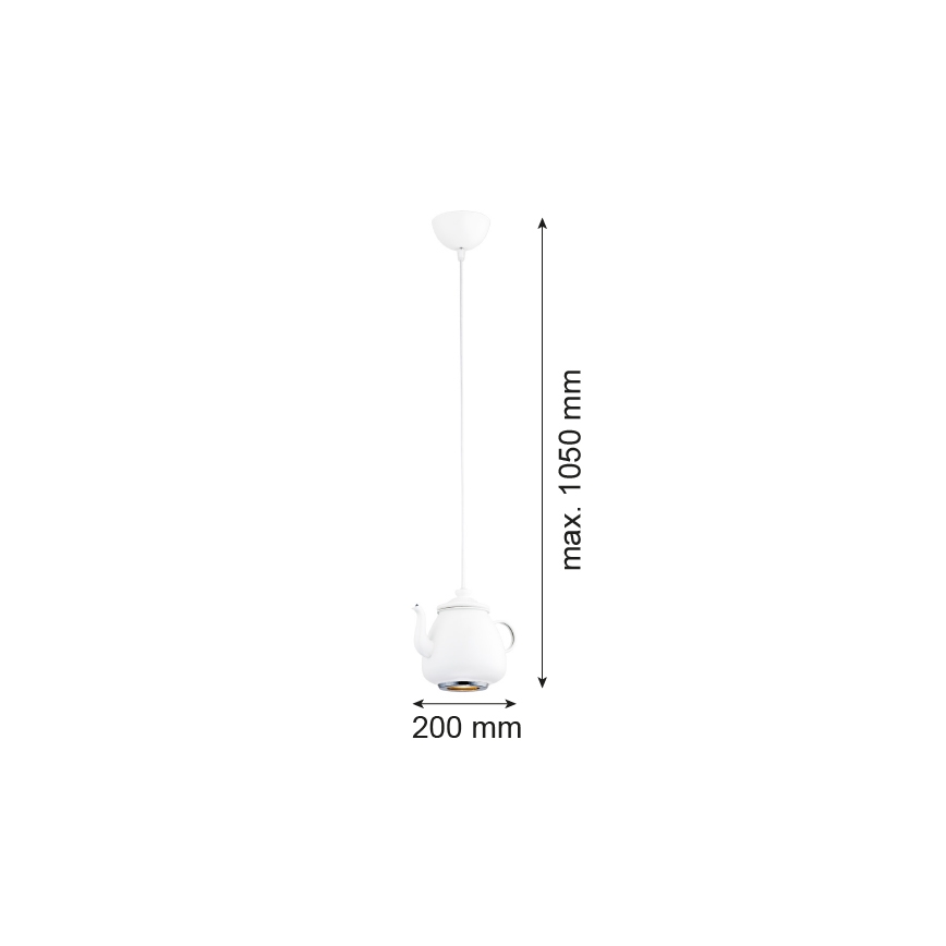 Argon 3650 - Obesna svetilka JAMAJKA 1xGU10/50W/230V