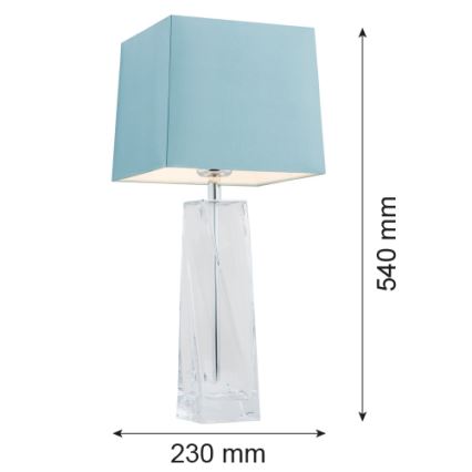Argon 3839 - Namizna svetilka LILLE 1xE27/15W/230V modra
