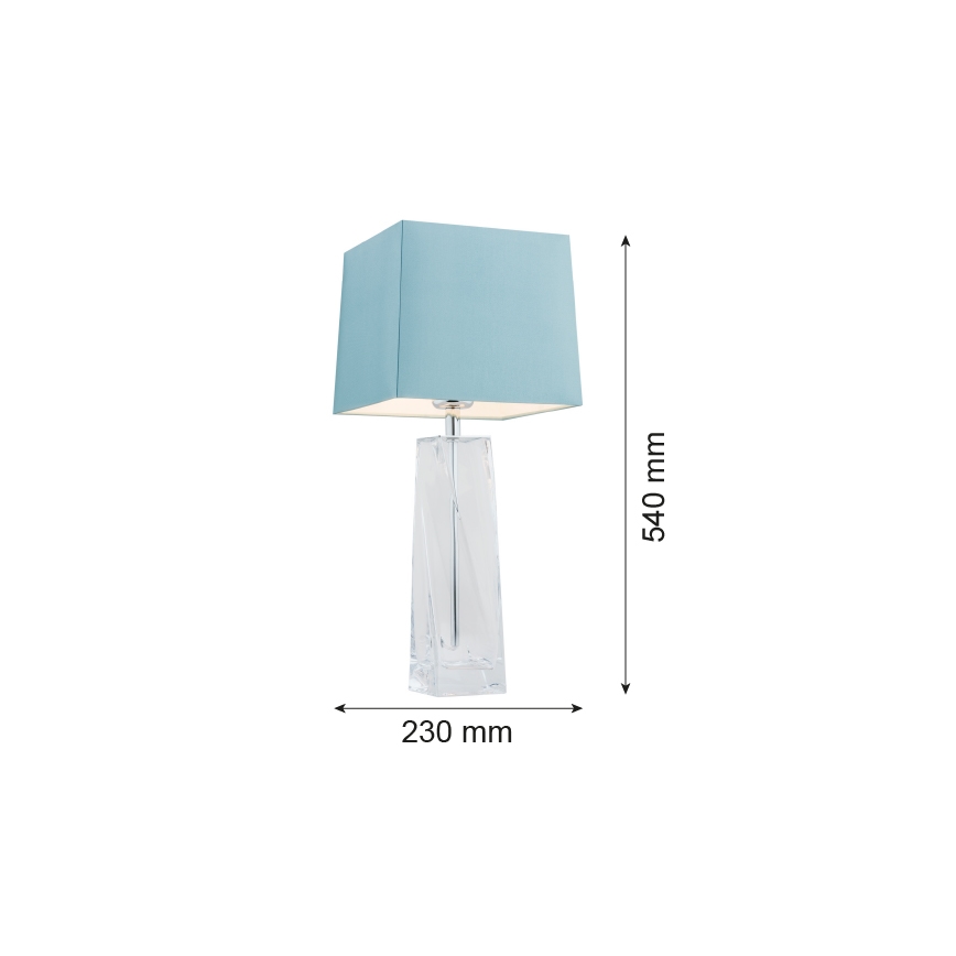 Argon 3839 - Namizna svetilka LILLE 1xE27/15W/230V modra
