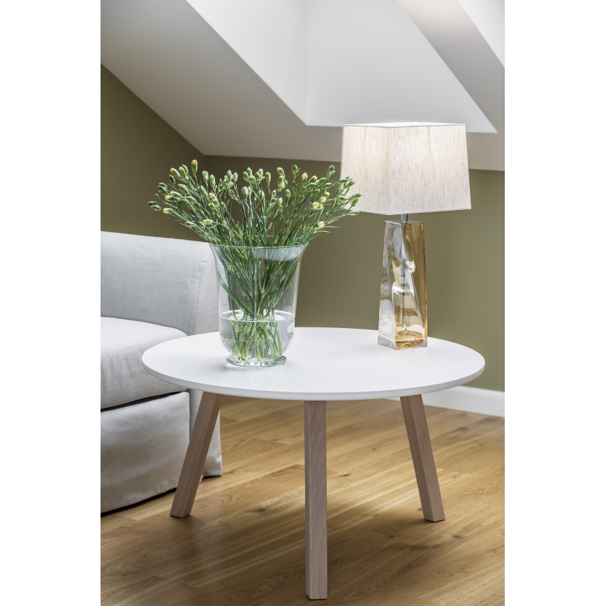 Argon 3840 - Namizna svetilka LILLE 1xE27/15W/230V bela