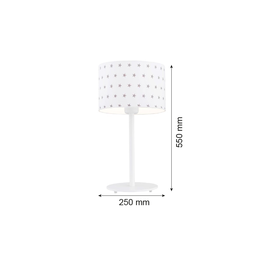 Argon 4125 - Namizna svetilka MAGIC 1xE27/15W/230V bela