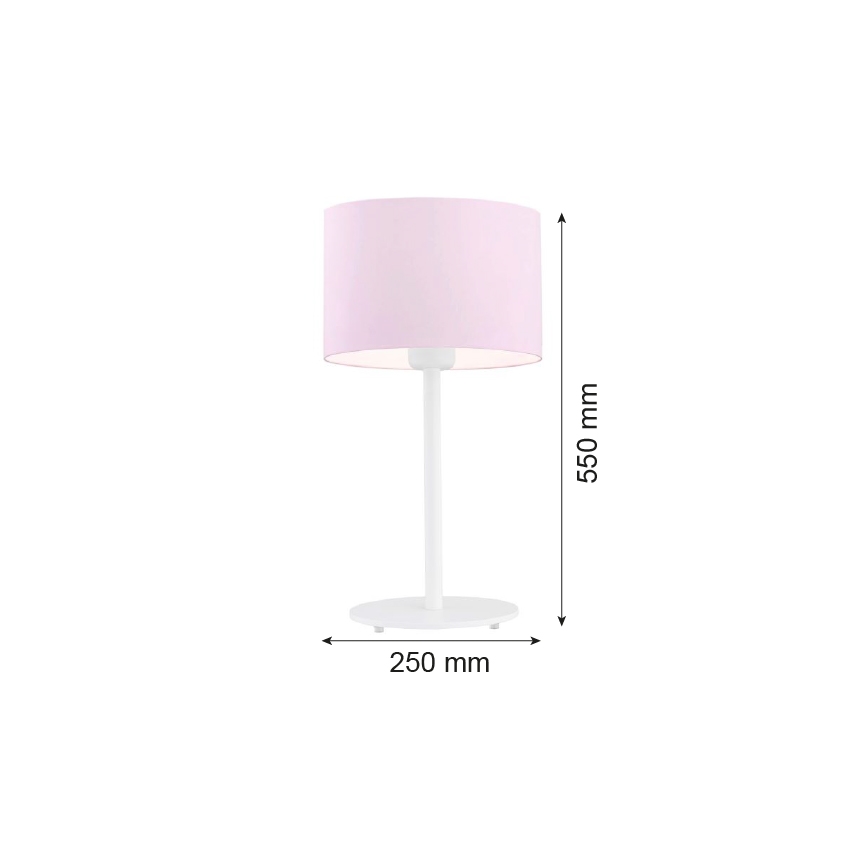 Argon 4128 - Namizna svetilka MAGIC 1xE27/15W/230V roza/bela