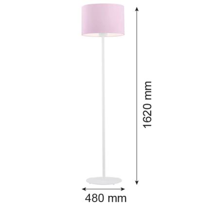 Argon 4132 - Talna svetilka MAGIC 1xE27/15W/230V roza/bela