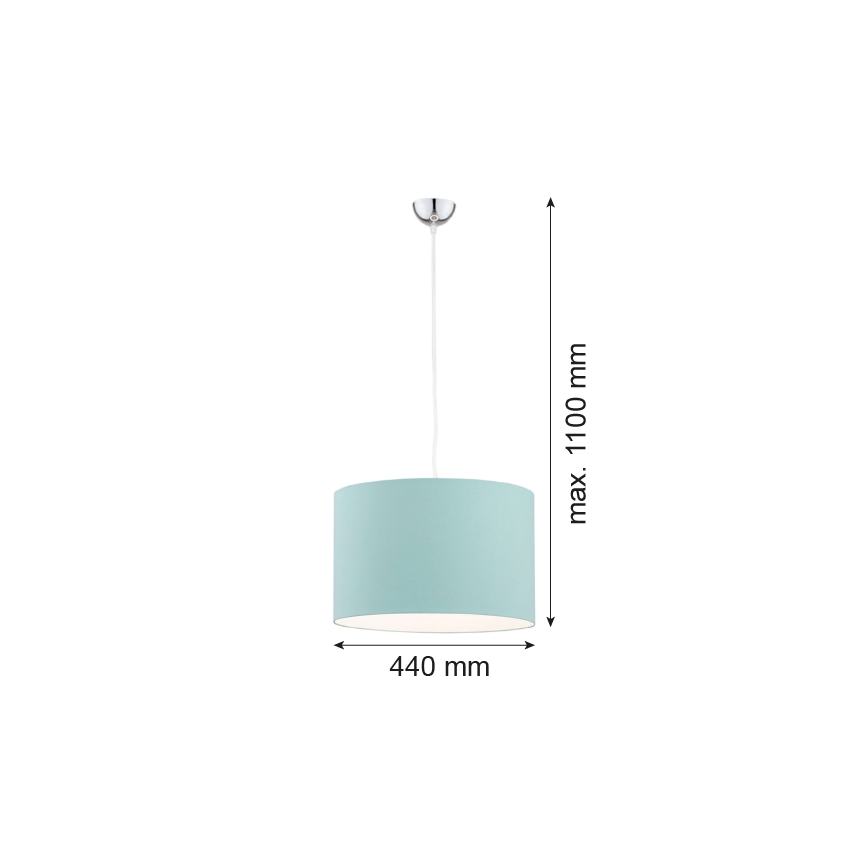 Argon 4135 - Lestenec na vrvici MAGIC 1xE27/15W/230V turkizna