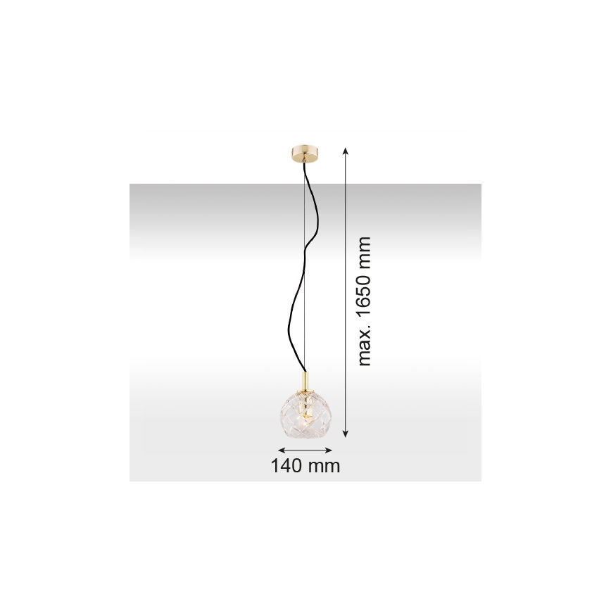 Argon 4200 - Lestenec na vrvici OVIEDO 1xE27/15W/230V