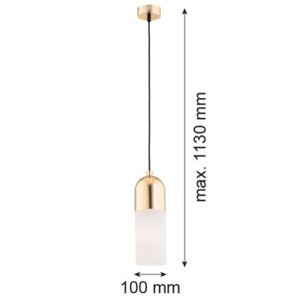 Argon 4212 - Lestenec na drogu BURGOS 1xE27/15W/230V medenina