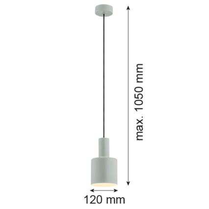 Argon 4217 - Lestenec na vrvici SINES 1xE27/15W/230V pr. 12 cm zelena