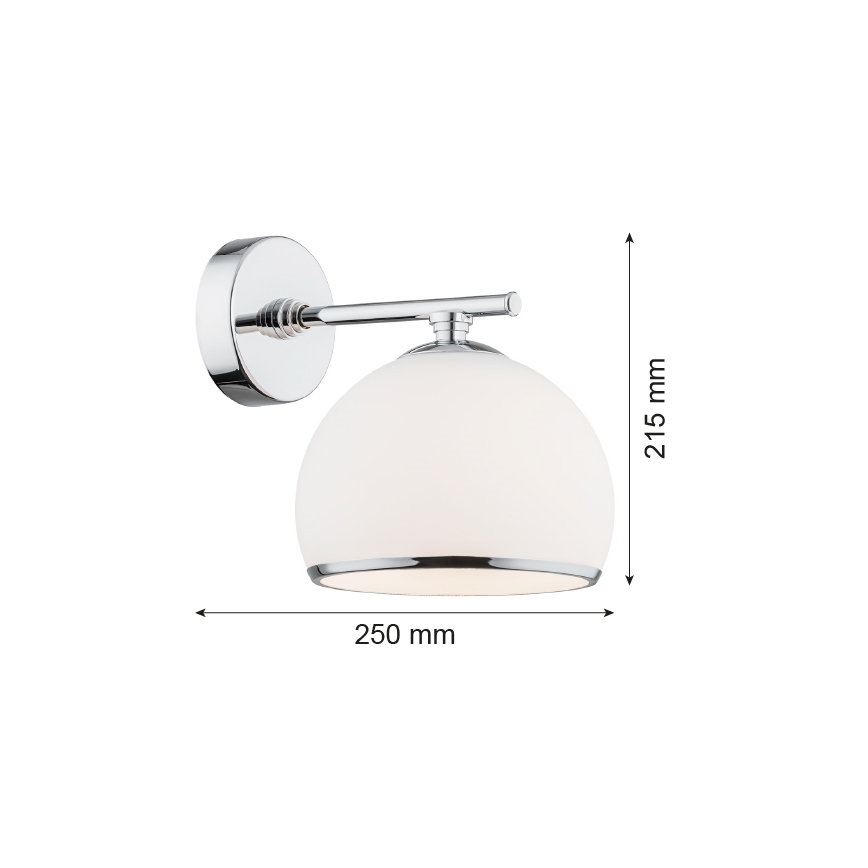 Argon 4254 - Stenska svetilka MARBELLA 1xE27/15W/230V sijajni krom