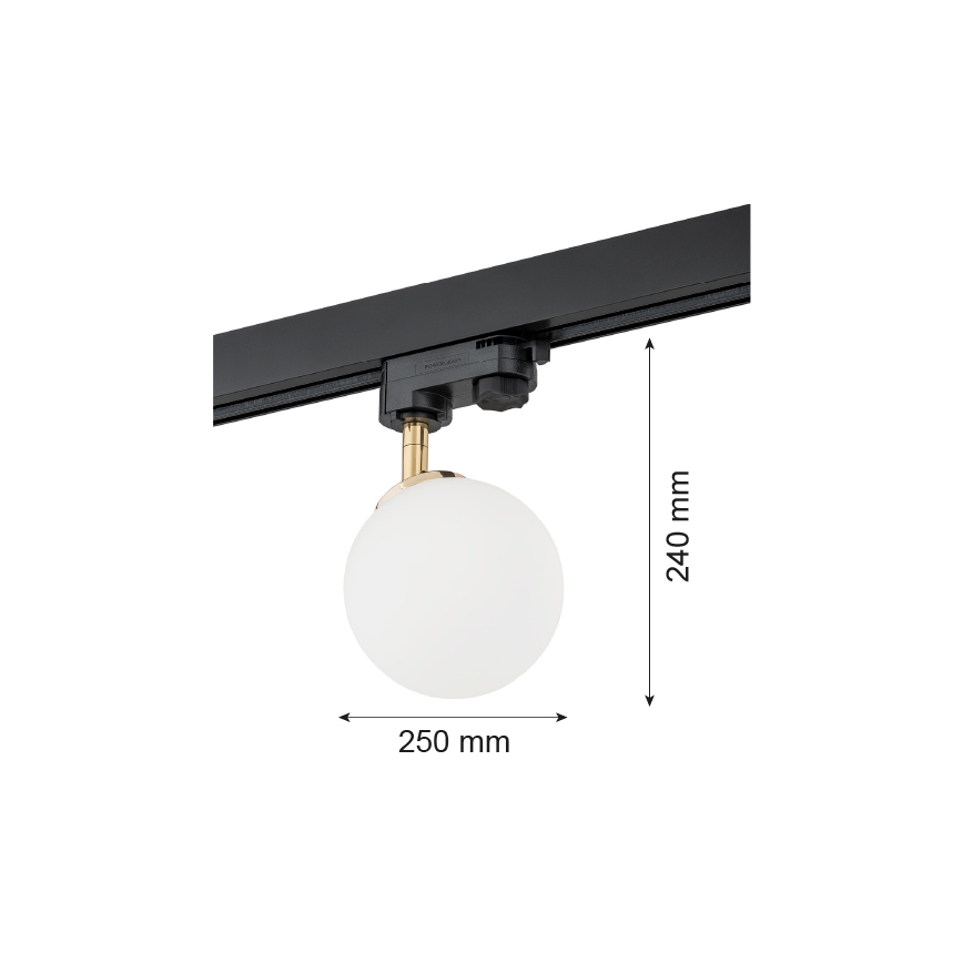 Argon 4307 - Reflektor za tračni sistem BANG 1xG9/6W/230V medenina