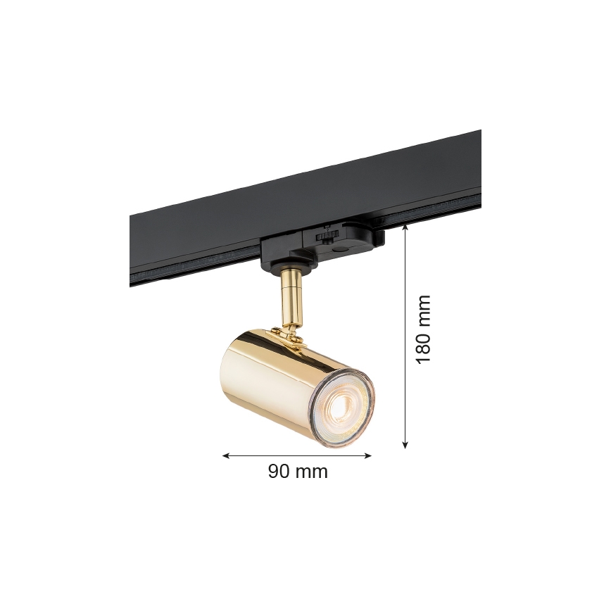 Argon 4328 - Reflektor za tračni sistem HORTA 1xGU10/5W/230V medenina