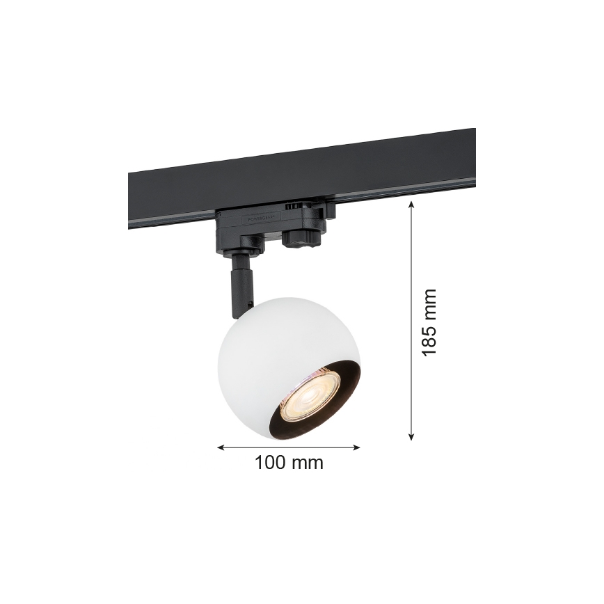 Argon 4377 - Reflektor za tračni sistem MURI 1xGU10/5W/230V bela