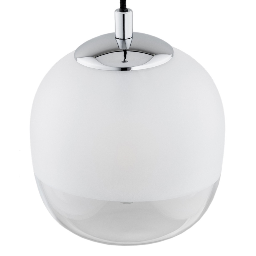 Argon 4676 - Lestenec na vrvici BALTIMORE 1xE27/15W/230V krom