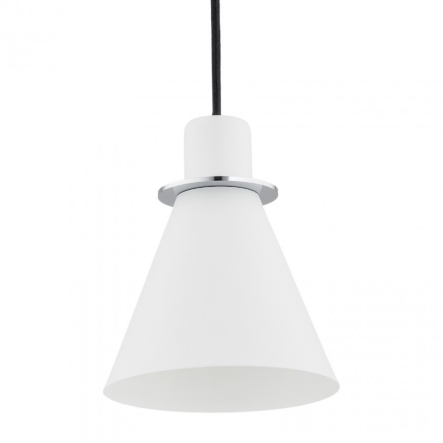 Argon 4681 - Lestenec na vrvici BEVERLY 1xE27/15W/230V bel/krom