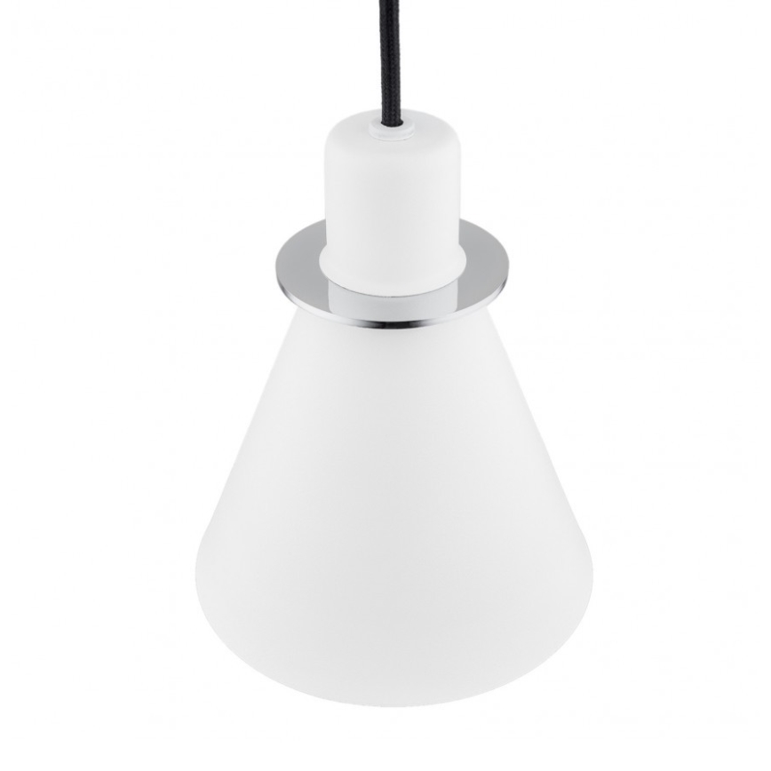 Argon 4681 - Lestenec na vrvici BEVERLY 1xE27/15W/230V bel/krom