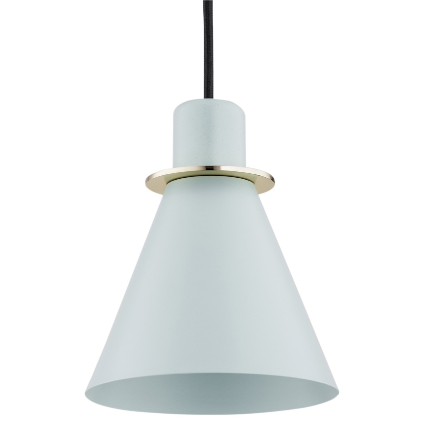 Argon 4682 - Lestenec na vrvici BEVERLY 1xE27/15W/230V modra/gold