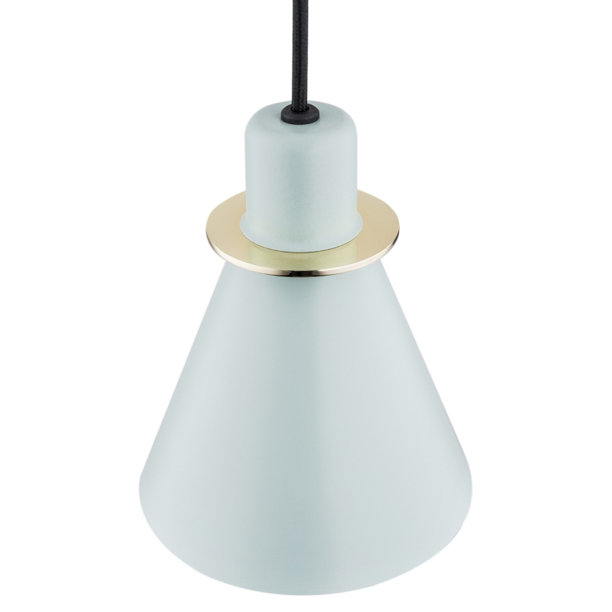Argon 4682 - Lestenec na vrvici BEVERLY 1xE27/15W/230V modra/gold