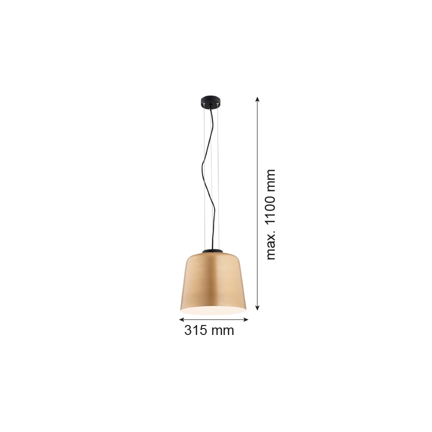 Argon 4690 - Lestenec na vrvici BERKLEY 1xE27/15W/230V