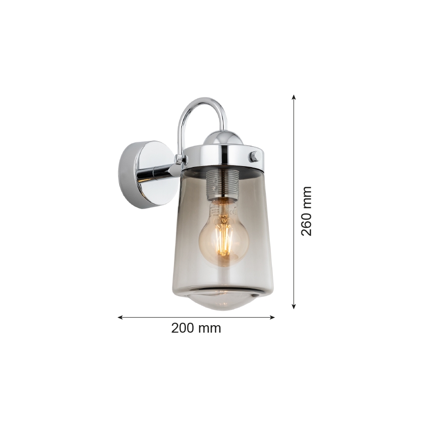 Argon 4718 - Kopalniška stenska svetilka PASADENA 1xE27/15W/230V IP44