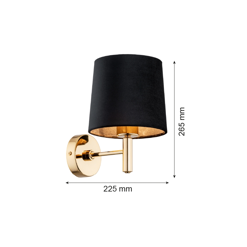 Argon 4729 - Stenska svetilka PONTE 1xE27/15W/230V