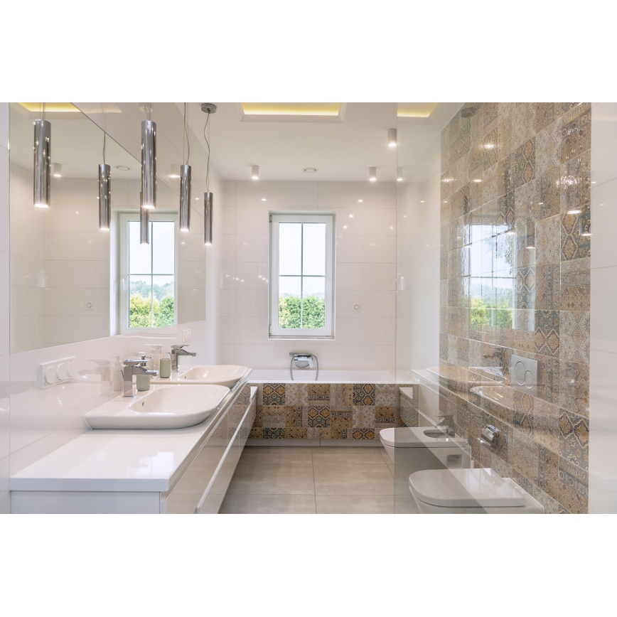 Argon 4756 - Lestenec na vrvici GOMERA 1xGU10/5W/230V črn