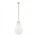 Argon 4879 - Lestenec na vrvici JESSE 1xE27/15W/230V zlata/bela