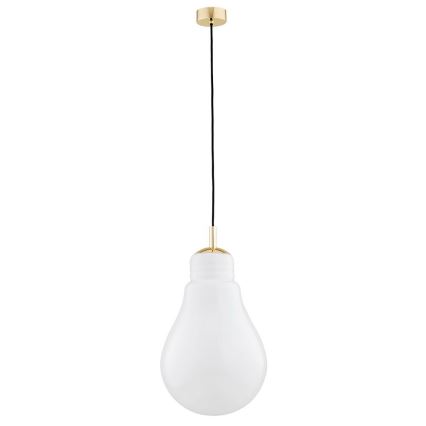 Argon 4879 - Lestenec na vrvici JESSE 1xE27/15W/230V zlata/bela
