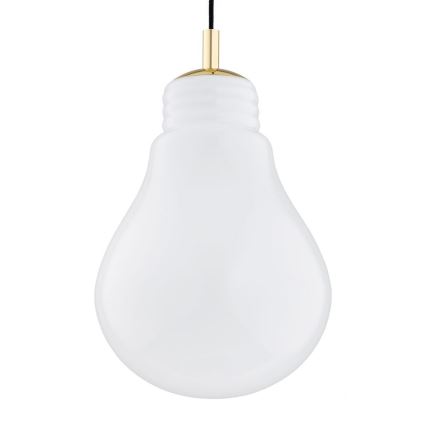 Argon 4879 - Lestenec na vrvici JESSE 1xE27/15W/230V zlata/bela