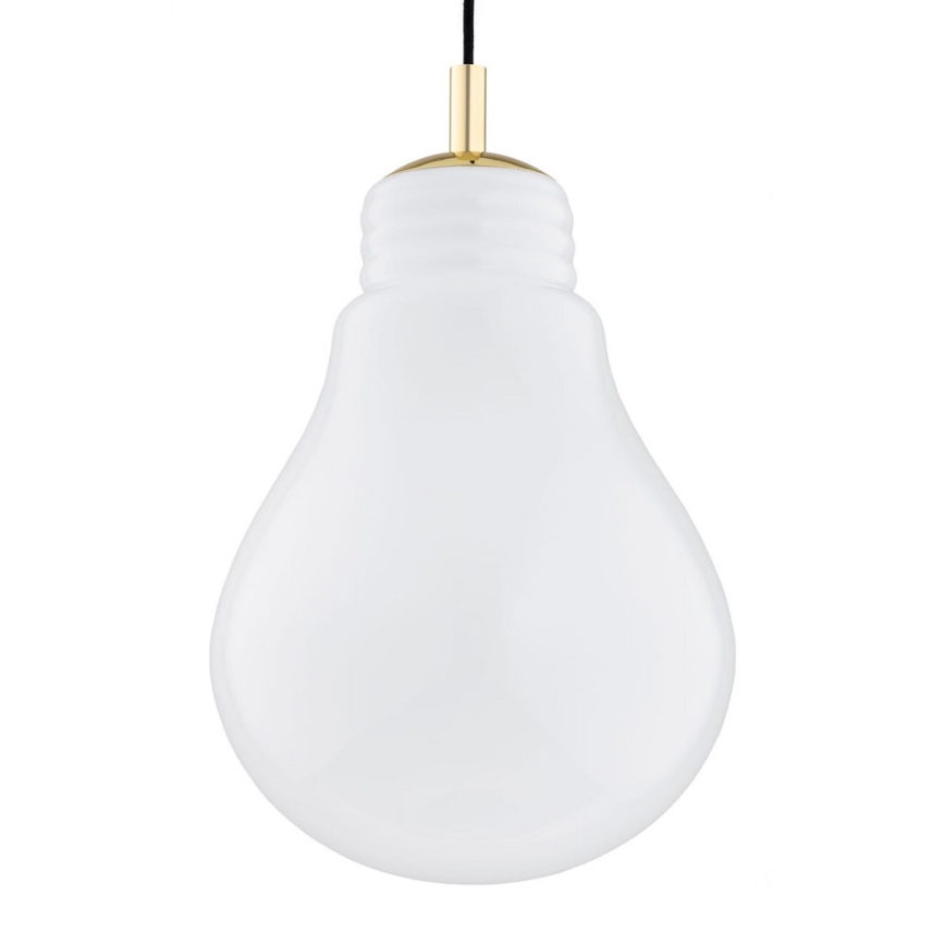 Argon 4879 - Lestenec na vrvici JESSE 1xE27/15W/230V zlata/bela
