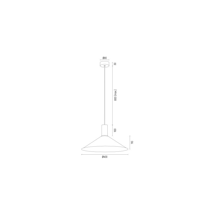 Argon 4912 - Lestenec na vrvici MINORI 1xE27/15W/230V črna/zlato